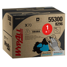 Lade das Bild in den Galerie-Viewer, WypAll® X70 PowerClean - BRAG™ Box / Weiß - 1 Brag Box  x 200 Sheets | Karton (1 Box)
