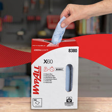 Lade das Bild in den Galerie-Viewer, WypAll® X60 Genral Clean - Zentralentnahme  / Blau - 1 Roll  x 150 Sheets | Karton (1 Rolle)
