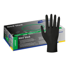 Lade das Bild in den Galerie-Viewer, Meditrade Nitril® black Nitrilhandschuhe in schwarz
