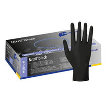 Lade das Bild in den Galerie-Viewer, Meditrade Nitril® black Nitrilhandschuhe in schwarz
