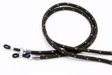 Lade das Bild in den Galerie-Viewer, Brillenband 4mm Olive/Reflecting
