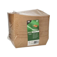 Lade das Bild in den Galerie-Viewer, PAPSTAR 50 Snacktrays, Pappe "pure" - braun
