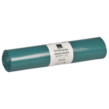 Lade das Bild in den Galerie-Viewer, Abfallsäcke 125 L, 800x1000 mm, 48 my LDPE, Blau    | Rolle (25 Beutel)
