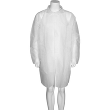 Lade das Bild in den Galerie-Viewer, Besucherkittel, Nonwoven/PP, Weiß
