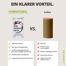 Lade das Bild in den Galerie-Viewer, Bio Fokus Mushroom Kakao Pulver
