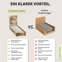 Lade das Bild in den Galerie-Viewer, Bio Proteinriegel Vegan Schoko ohne Soja
