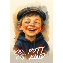 Lade das Bild in den Galerie-Viewer, Retro Poster Ruhrpott-Kind (Junge) – 70er Style
