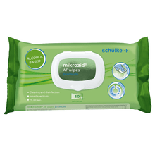 Lade das Bild in den Galerie-Viewer, Schülke Mikrozid AF Wipes premium Desinfektionstücher - 50 Tücher | Packung (50 Tücher)
