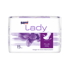 Lade das Bild in den Galerie-Viewer, Seni Lady Plus Inkontinenzeinlagen | Packung (15 Stück)
