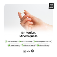 Lade das Bild in den Galerie-Viewer, Shilajit Complex: 30:1 Extract Capsules with Botanicals
