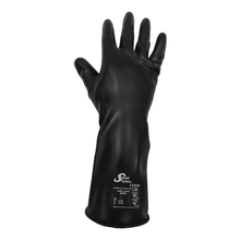 Lade das Bild in den Galerie-Viewer, AMPri SolidSafety ChemV Full Stabile Brom-Butyl-Chemiekalienschutzhandschuhe mit Viton Außenschicht
