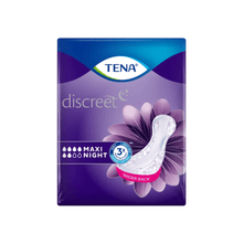 Lade das Bild in den Galerie-Viewer, TENA Lady Discreet Protecct+ Maxi Night Inkontinenzeinlage | Packung (12 Stück)
