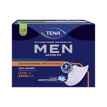 Lade das Bild in den Galerie-Viewer, TENA Men Active Fit Level 3 Inkontinenzeinlage | Packung (16 Stück)
