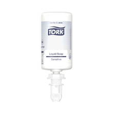 Lade das Bild in den Galerie-Viewer, Tork 424701 Sensitive Flüssigseife 1000 ml | Karton (6 Flaschen)
