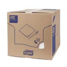 Lade das Bild in den Galerie-Viewer, Tork 477402 Lunchservietten Weiß 1/8-Falz 2-lagig | Karton (10 Packungen)
