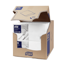 Lade das Bild in den Galerie-Viewer, Tork 477414 Soft Lunchservietten Weiß Advanced 3-lagig | Karton (10 Packungen)

