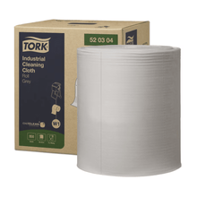 Lade das Bild in den Galerie-Viewer, Tork 520304 Industrie Reinigungstücher Premium W1 1-lagig | Karton (1 Rolle)
