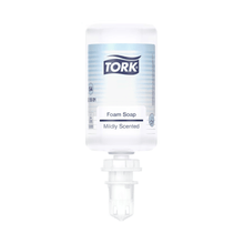 Lade das Bild in den Galerie-Viewer, Tork 520501 Mild-Duftende Schaumseife Premium S4  | Flasche (1000 ml)
