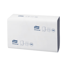 Lade das Bild in den Galerie-Viewer, Tork Xpress® 150388 blaues Multifold-Handtuch Universal H2 2-lagig | Karton (20 Packungen)
