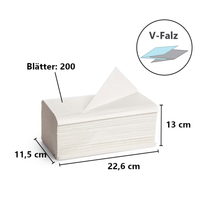 Lade das Bild in den Galerie-Viewer, Tork 100278 extraweiche Zickzack-Handtücher Premium H3 2-lagig | Karton (15 Packungen)
