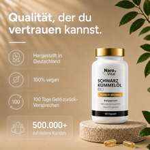 Lade das Bild in den Galerie-Viewer, Bio Schwarzkümmelöl Kapseln
