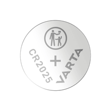 Lade das Bild in den Galerie-Viewer, Varta Knopfzelle CR2025, 160 mAh, Lithium Coin - 1 Stück | Packung (1 Stück)
