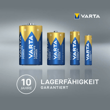 Lade das Bild in den Galerie-Viewer, Varta Longlife Power Micro AAA Batterie 4903 LR03
