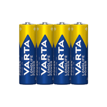 Lade das Bild in den Galerie-Viewer, Varta Longlife Power 4906 AA Batterie LR6 - 4 Stück in Folie | Packung (4 Stück)
