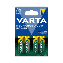 Lade das Bild in den Galerie-Viewer, Varta Recharge Accu Power AA 2600 mAh Batterie - 4 Stück | Packung (4 Stück)
