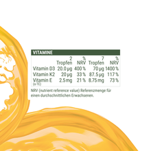 Lade das Bild in den Galerie-Viewer, Vitamin D3-K2 Tropfen (50ml.)
