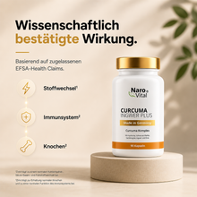 Lade das Bild in den Galerie-Viewer, Curcuma Ingwer Plus – Kurkuma Kapseln
