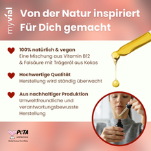 Lade das Bild in den Galerie-Viewer, Vitamin B12 Tropfen + Folsäure
