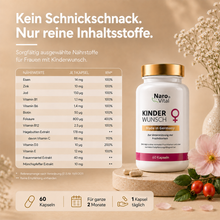 Lade das Bild in den Galerie-Viewer, Kinderwunsch – Pränatale Vitamine
