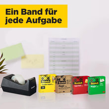 Lade das Bild in den Galerie-Viewer, Scotch® Magic™ Unsichtbares Klebeband, Vorteilspack, 19 mm x 33 m  | Packung (24 Rollen)
