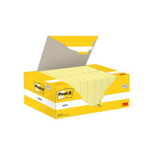 Lade das Bild in den Galerie-Viewer, Post-it® Notes, Gelb, 38 mm x 51 mm, Promotion, 100 Blatt/Block, 16 Blöcke + 4 Gratis/Packung, 100% PEFC, SGSCH-PEFC-COC-110078 | Packung (1 Stück)
