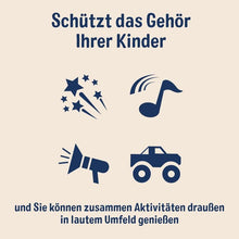 Lade das Bild in den Galerie-Viewer, 3M™Gehörschutz für Kinder mit Gehörschutz PKIDSP-TEAL-E, türkis (87-98 dB) | Packung (1 Stück)

