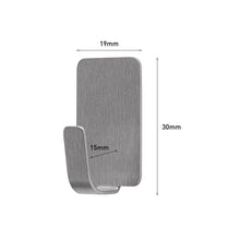 Lade das Bild in den Galerie-Viewer, Command™ Edelstahl-Metallhaken Größe S, 17031SS-4ES, 4 Haken, 5 Strips | Packung (1 Stück)
