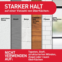 Lade das Bild in den Galerie-Viewer, Command™ Mini-Haken, transparent, mit transparenten Strips, 17006CLR | Packung (1 Stück)
