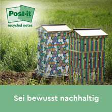 Lade das Bild in den Galerie-Viewer, Post-it® Recycling Z-Notes, 76 mm x 76 mm, 100 Blatt/Block, 100% PEFC
