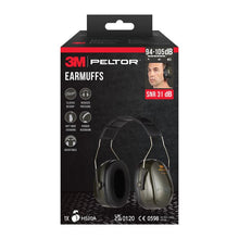 Lade das Bild in den Galerie-Viewer, Auslaufartikel: 3M™ PELTOR™ Optime™ II Kapselgehörschutz H520A, SNR-Wert 31 dB, Grün | Packung (1 Stück)
