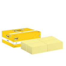 Lade das Bild in den Galerie-Viewer, Post-it® Notes, Gelb, 76 mm x 127 mm, Promotion, 100 Blatt/Block, 16 Blöcke + 4 Gratis/Packung, 100% PEFC, SGSCH-PEFC-COC-110078 | Packung (1 Stück)
