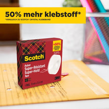 Lade das Bild in den Galerie-Viewer, Scotch® Super-Hold Secure Tape, 1 Rolle, 19 mm x 25,4 m
