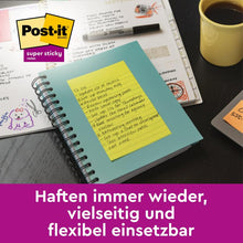 Lade das Bild in den Galerie-Viewer, Post-it® Notes im Großformat, Gelb, 101 mm x 152 mm
