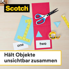 Lade das Bild in den Galerie-Viewer, Scotch® doppelseitiges Klebeband, 1 Rolle, 19 mm x 33 m
