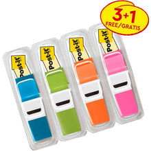 Lade das Bild in den Galerie-Viewer, Post-it® Index Haftstreifen, Mini, Transluzente Farben, 11.9 mm x 43.2 mm, Promotion, 35 Haftstreifen/Spender, 3 Spender + 1 Gratis/Packung | 1 Stück
