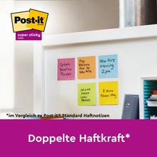 Lade das Bild in den Galerie-Viewer, Post-it® Super Sticky Notes, 76 mm x 127 mm, 90 Blatt/Block, 100% PEFC
