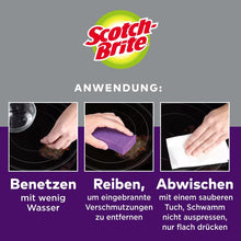Lade das Bild in den Galerie-Viewer, Scotch-Brite™ Glaskeramik-Reinigungsschwamm, 3 Stück pro Packung | Packung (3 Schwämme)
