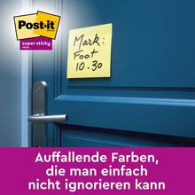 Lade das Bild in den Galerie-Viewer, Post-it® Super Sticky Notes, 47,6 mm x 47,6 mm, 90 Blatt/Block, 100% PEFC
