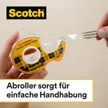 Lade das Bild in den Galerie-Viewer, Scotch® doppelseitiges Klebeband, 12,7 mm x 7,89 m, 25 % extra KOSTENLOS mit Handabroller | 1 Rolle
