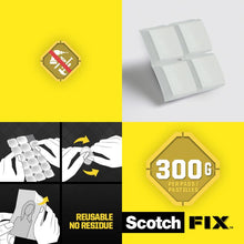 Lade das Bild in den Galerie-Viewer, Scotch-FIX™ Ablösbare Klebepads 301008C36-P, 11 mm x 15 mm, 36 Stück/Packung | Packung (1 Stück)
